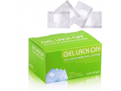Odstraňovač gél laku - 100ks