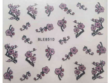 Nálepky na nechty trblietavé