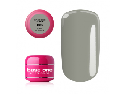 Farebný UV gél Base One 5g / 35 Gray Shadow