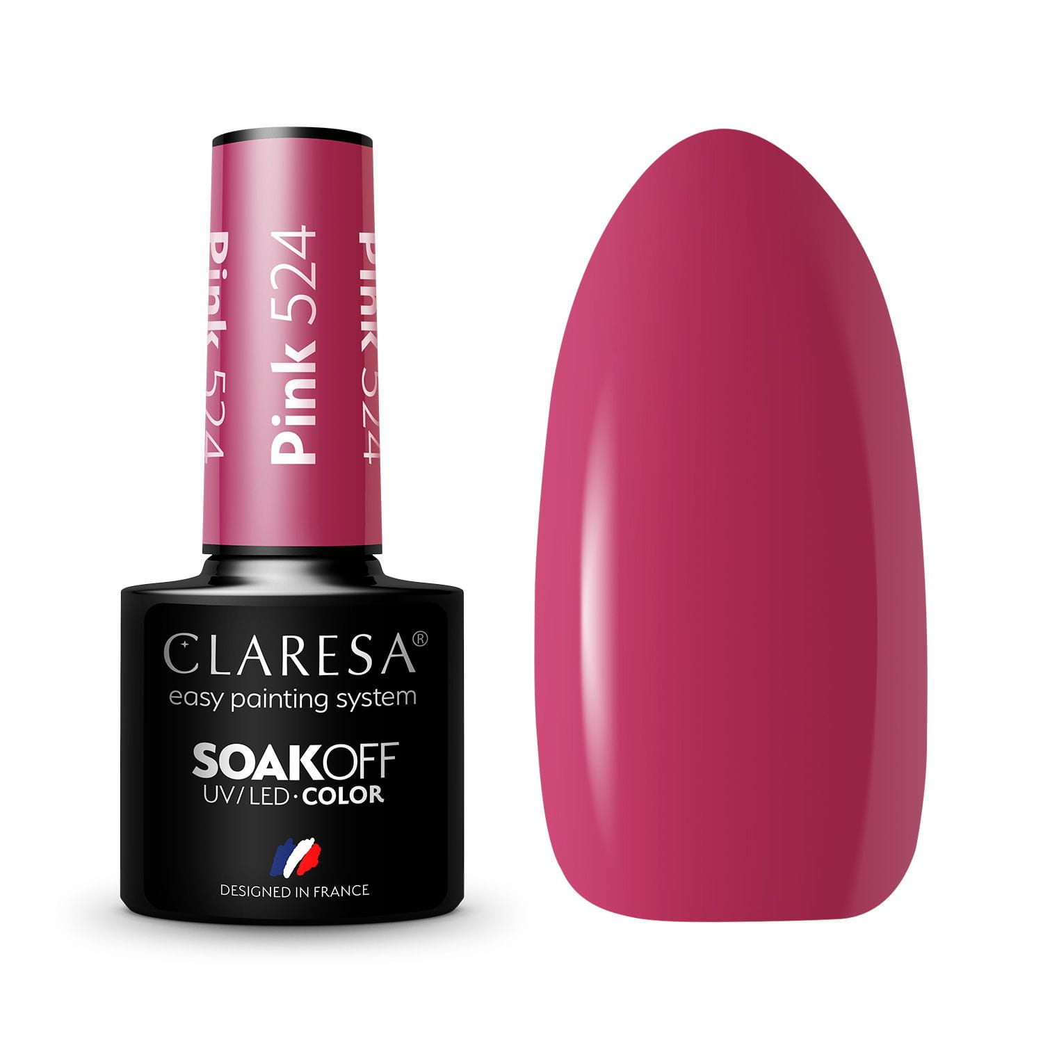 CLARESA gél lak - PINK 524 5ml