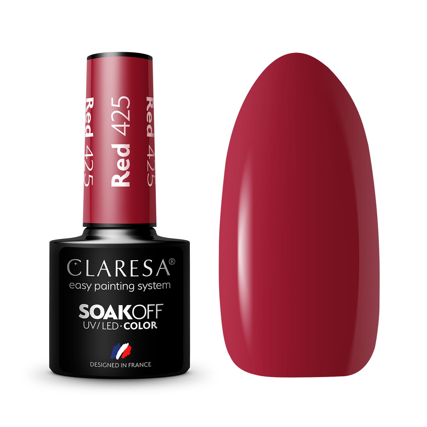 CLARESA gel polish - RED 425 5g