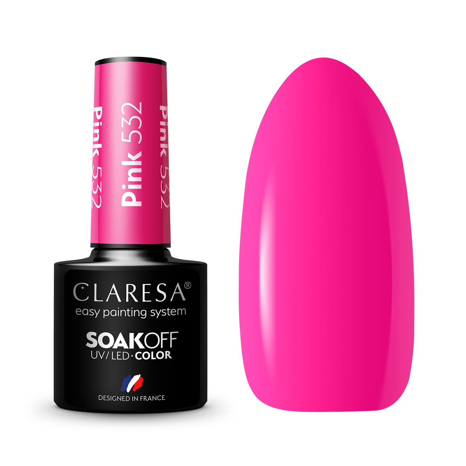 CLARESA gél lak - PINK 532 5g