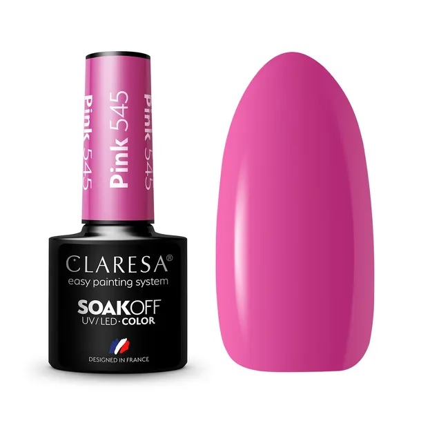 CLARESA gél lak - PINK 545 5ml