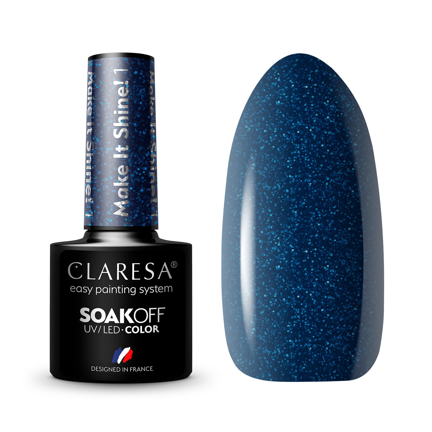 CLARESA gél lak - MAKE IT SHINE 01 5g