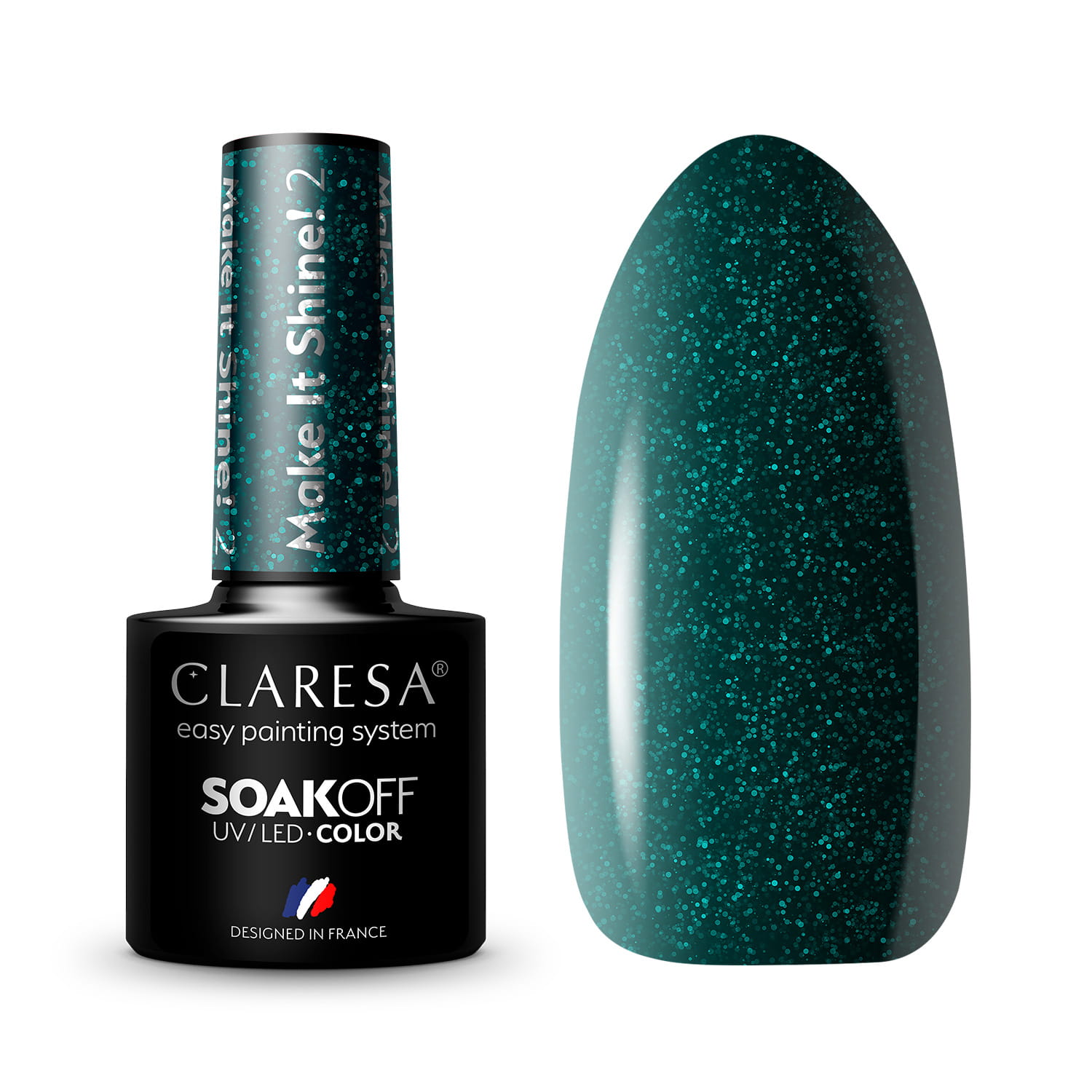 CLARESA gél lak - MAKE IT SHINE 02 5g