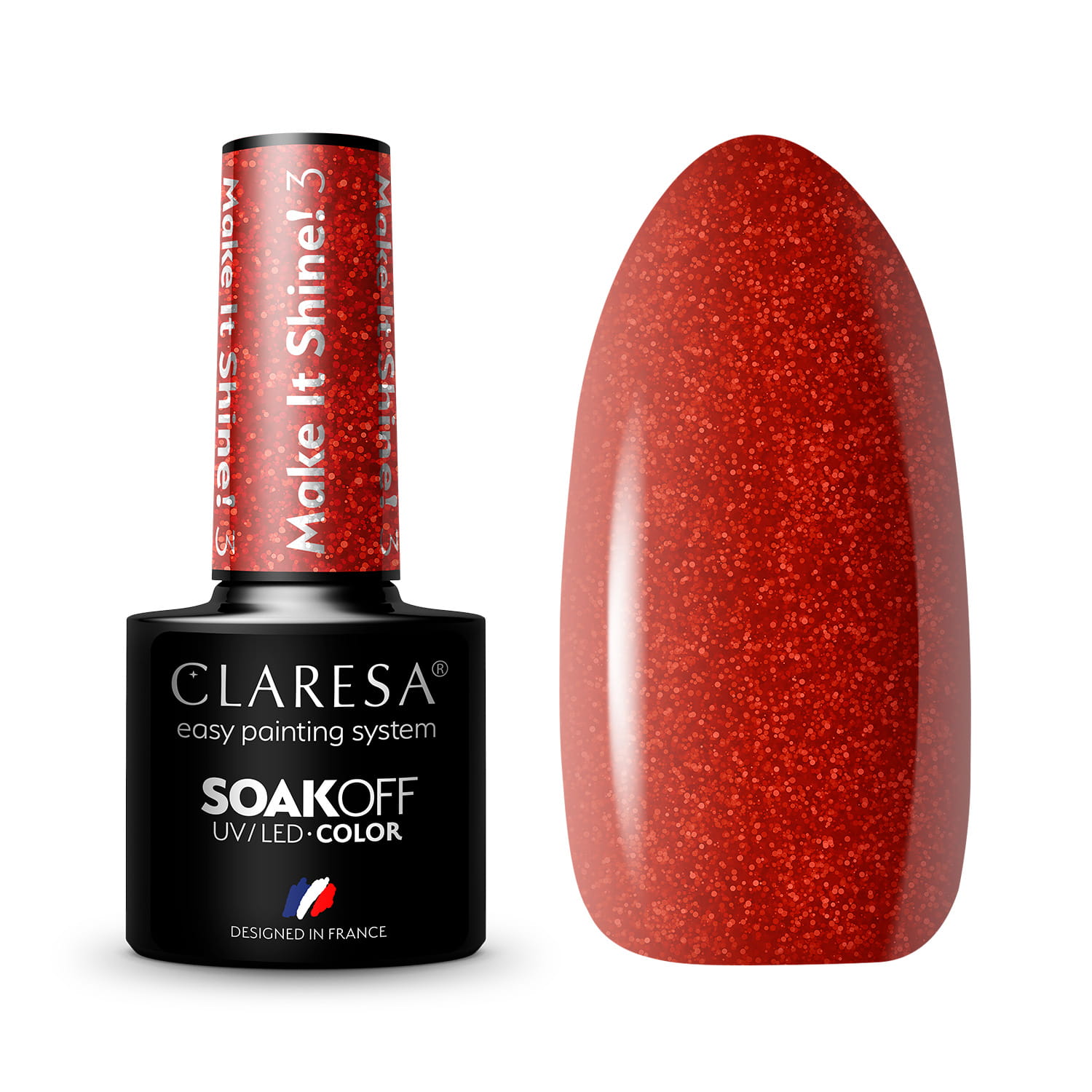 CLARESA gél lak - MAKE IT SHINE 03 5g