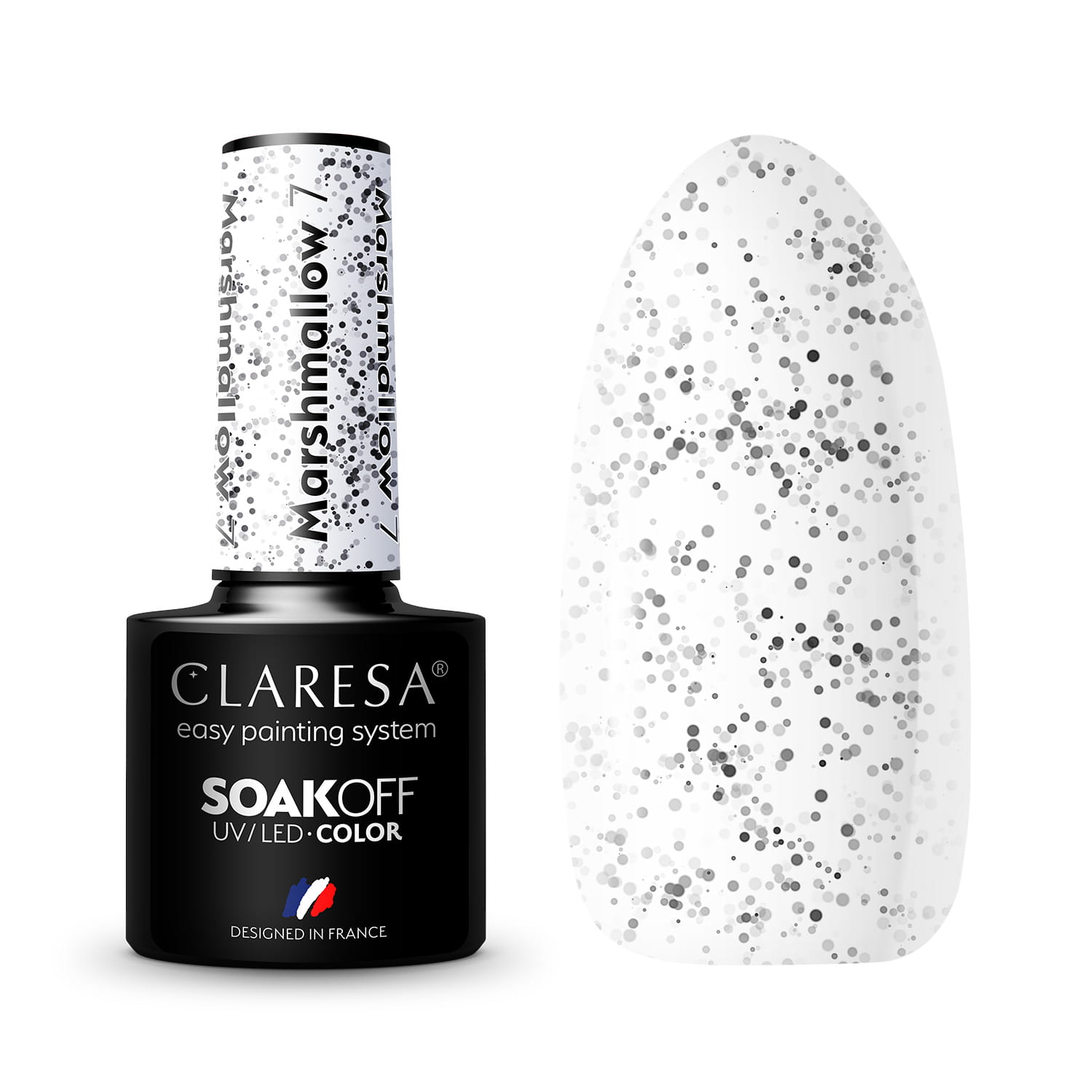 CLARESA gél lak - MARSHMALLOW 07 5g