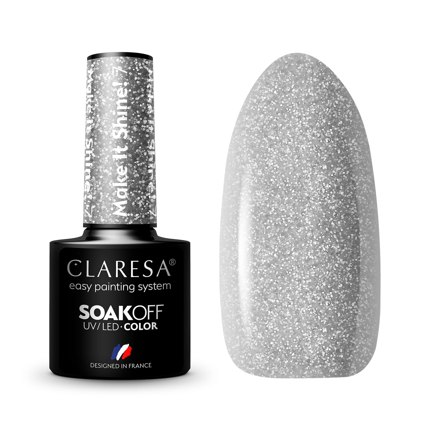 CLARESA gél lak - MAKE IT SHINE 07 5g