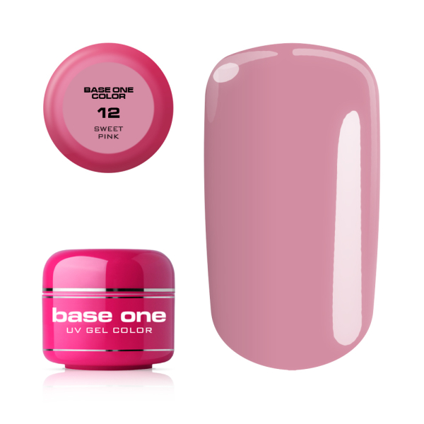 Farebný UV gél Base One 5g / 12 Sweet Pink