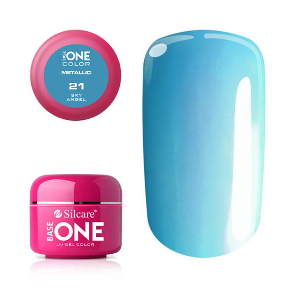 Metalický UV gél Base One 5g / 21 Sky Angel