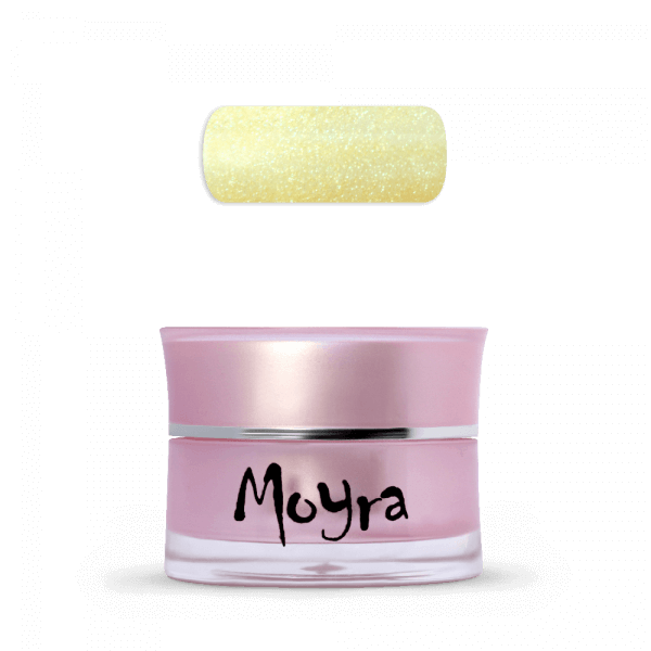 Moyra UV gél farebný 57 - Neon Glitter yellow 5g