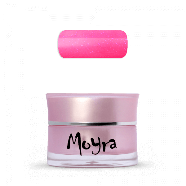 Moyra UV gél farebný 60 - Neon Glitter pink 5g