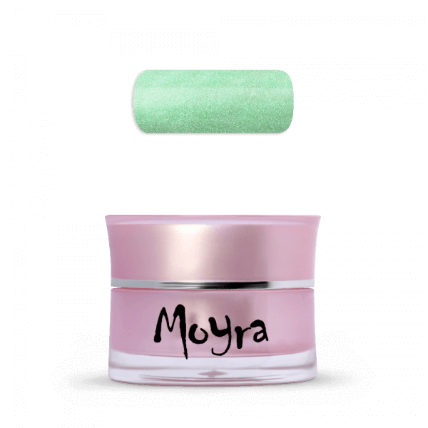 Moyra UV gél farebný 63 - Neon Glitter green 5g