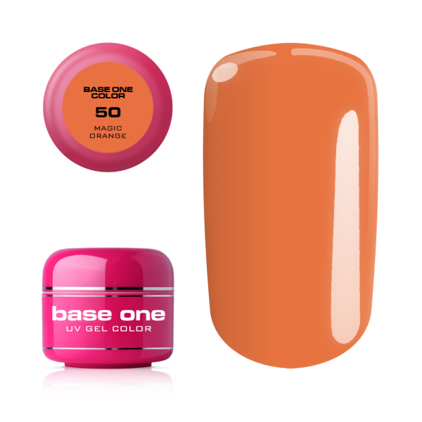 Silcare Farebný UV gél Base One 5g / 50 Magic Orange