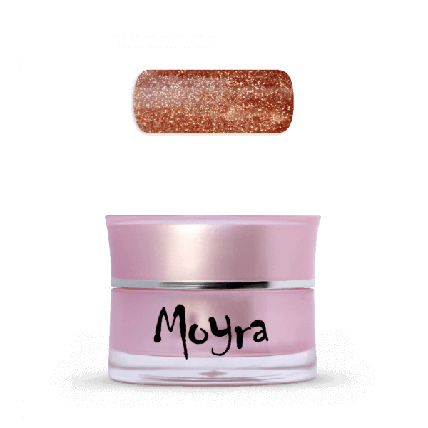 Moyra UV gél farebný 238 - Glitter Copper 5g