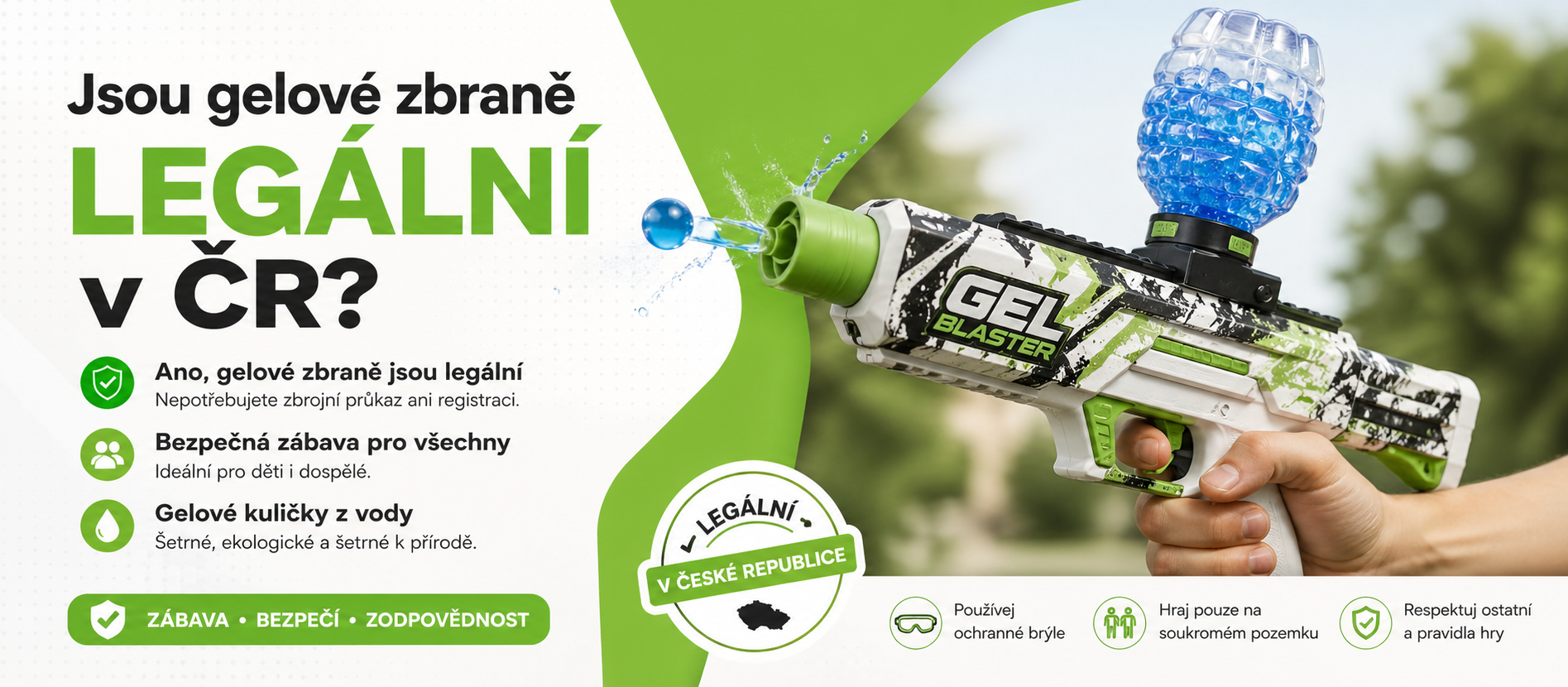 Jsou gelové zbraně legální v ČR?🔫