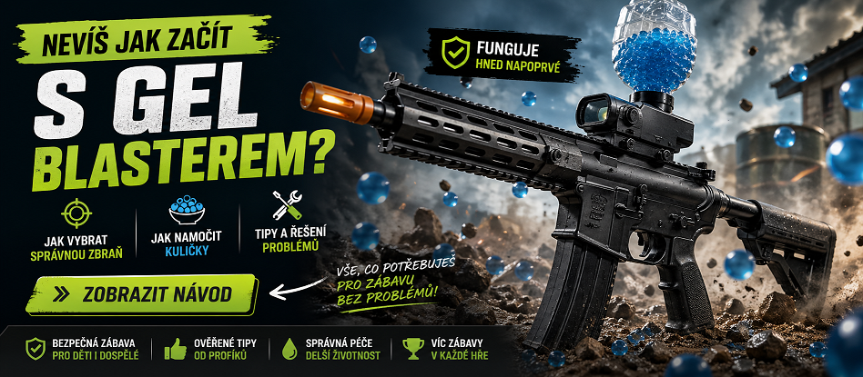 Jakou vybrat gelovou zbraň? 🔫