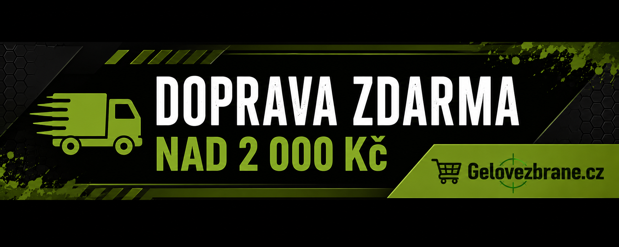 🚚 Nakupte nad 2 000 Kč a dopravu máte ZDARMA!