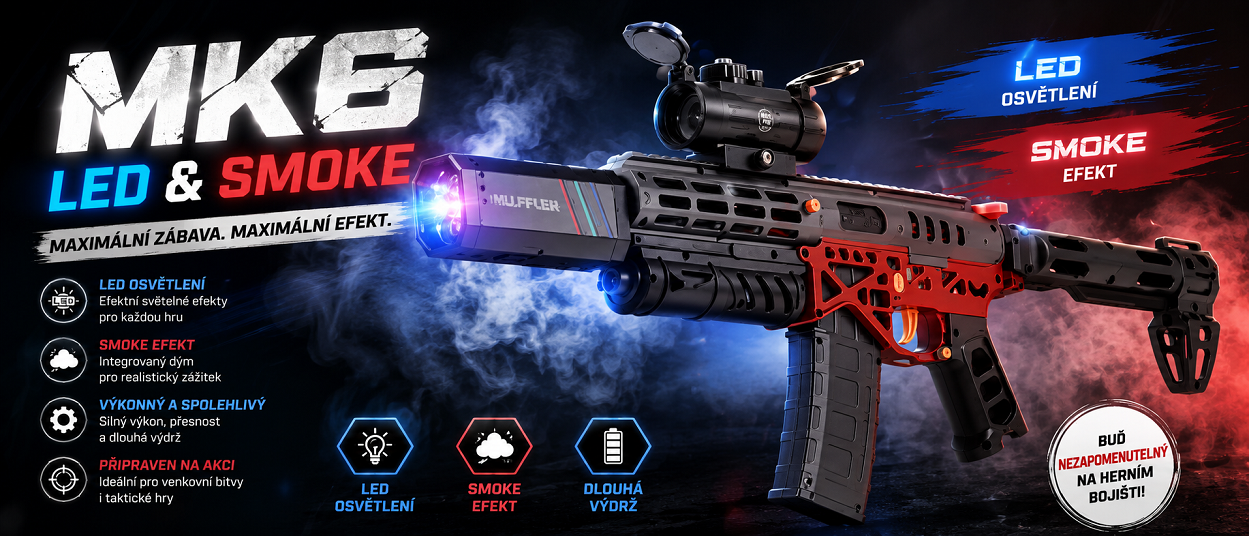 Gel Blaster Led + Smoke