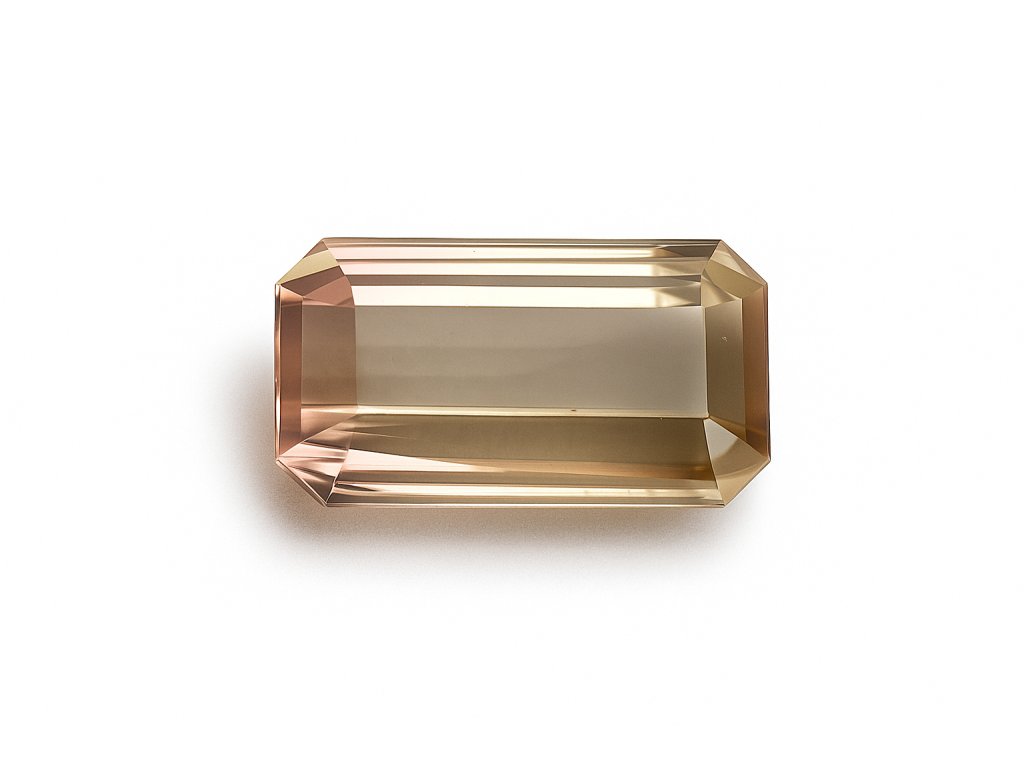 Turmalín dvoubarevný octagon 2,39ct 9.84x5.57mm
