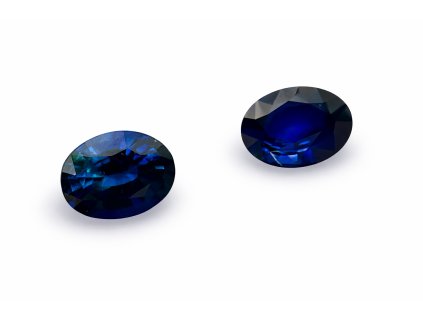 Safír modrý 0,38 ct ovál 5x4mm KALIBROVANÝ