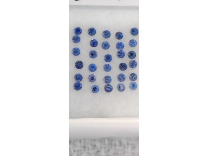 Safír modrý kulatý 1,25mm KALIBROVANÝ