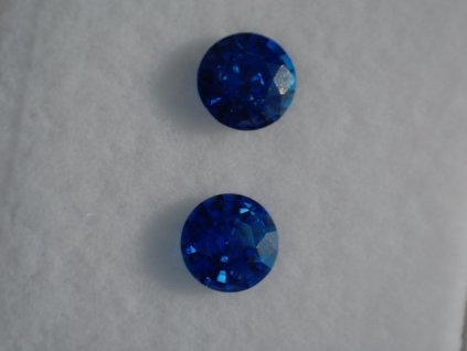 Safír modrý kulatý 4,80 - 4,89 mm KALIBROVANÝ