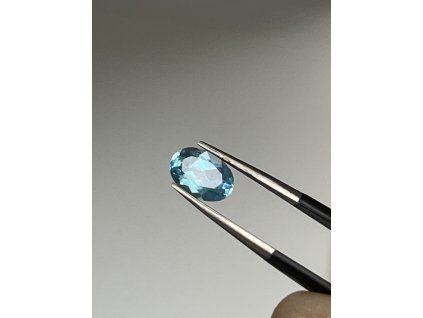 Topaz modrý Swiss Blue 1,0 ct, oval