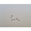 Safír bílý přírodní 2,5 mm kulatý KALIBROVANÝ