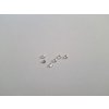 Safír bílý přírodní 2,5 mm kulatý KALIBROVANÝ