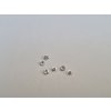 Safír bílý přírodní 2,5 mm kulatý KALIBROVANÝ