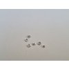 Safír bílý přírodní 2,5 mm kulatý KALIBROVANÝ
