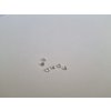 Safír bílý přírodní 2,5 mm kulatý KALIBROVANÝ