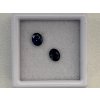 Safír modrý 0,38 ct ovál 5x4mm KALIBROVANÝ