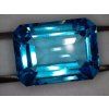 Topaz modrý Swiss blue 19,08 ct, emerald cut