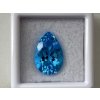 Topaz modrý Swiss blue 7,76 ct, pear