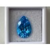 Topaz modrý Swiss blue 7,76 ct, pear
