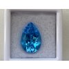 Topaz modrý Swiss blue 7,76 ct, pear