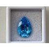 Topaz modrý Swiss blue 7,76 ct, pear