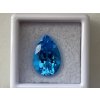 Topaz modrý Swiss blue 7,76 ct, pear
