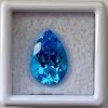 Topaz modrý Swiss blue 7,76 ct, pear