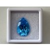 Topaz modrý Swiss blue 7,76 ct, pear