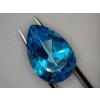 Topaz modrý Swiss blue 7,76 ct, pear
