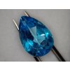 Topaz modrý Swiss blue 7,76 ct, pear