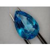 Topaz modrý Swiss blue 7,76 ct, pear