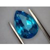 Topaz modrý Swiss blue 7,76 ct, pear