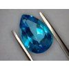 Topaz modrý Swiss blue 8,12 ct, pear