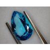 Topaz modrý Swiss blue 8,12 ct, pear