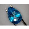 Topaz modrý Swiss blue 7,76 ct, pear