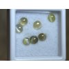 Chrysoberyl kočičí oko 0,41ct kulatý kabošon KALIBROVANÝ